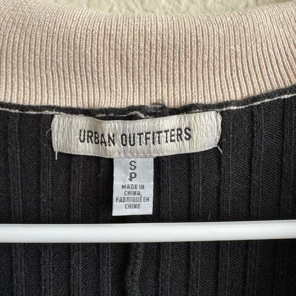 Urban Outfitters Juniper Sweater Shorts Romper Color Block Preppy Academia Small - Picture 4 of 11